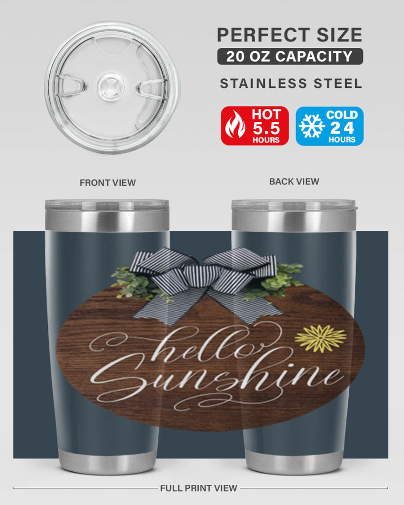 Hello Spring Lettering Mockup200#- spring- Tumbler