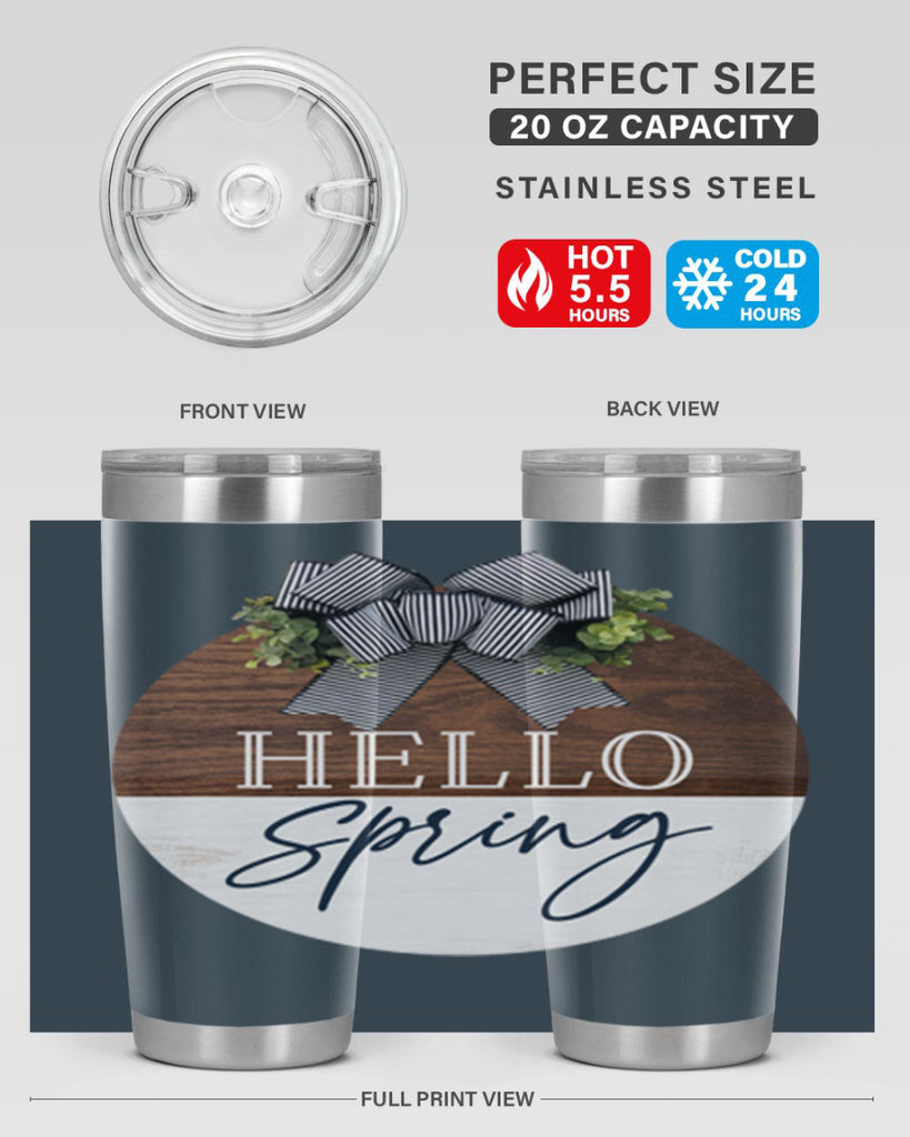 Hello Spring basic Mockup187#- spring- Tumbler