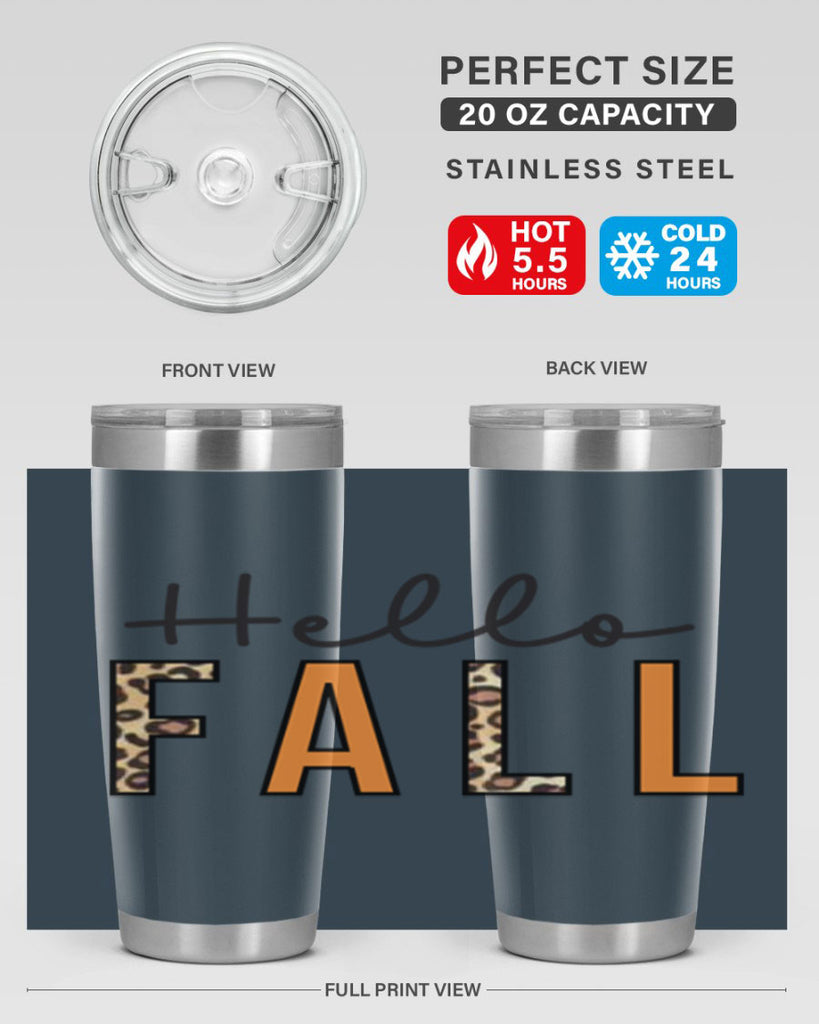 Hello fall 276#- fall- Tumbler