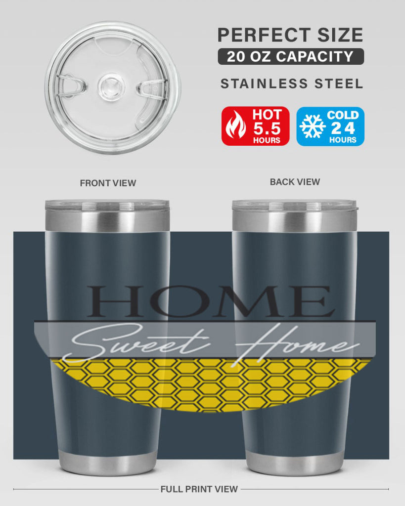 Home Sweet Home Hive lines246#- spring- Tumbler