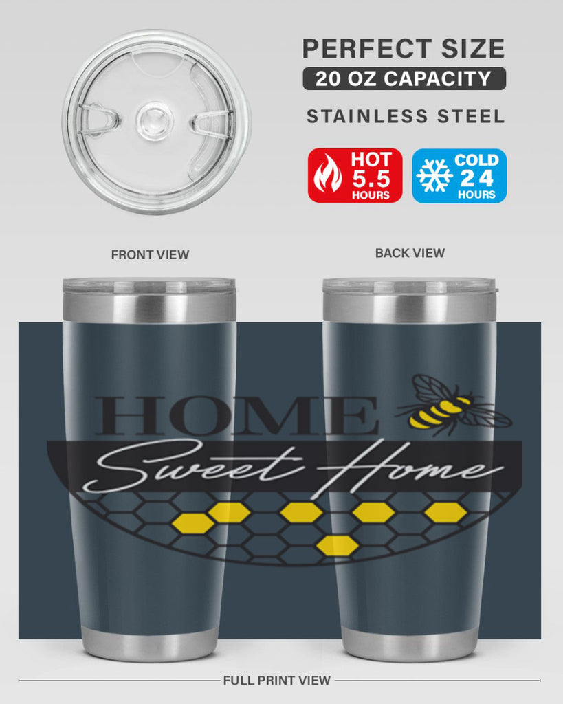 Home Sweet home bee and hive244#- spring- Tumbler