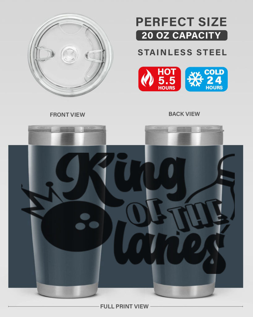 King of the lanes 956#- bowlig- Tumbler