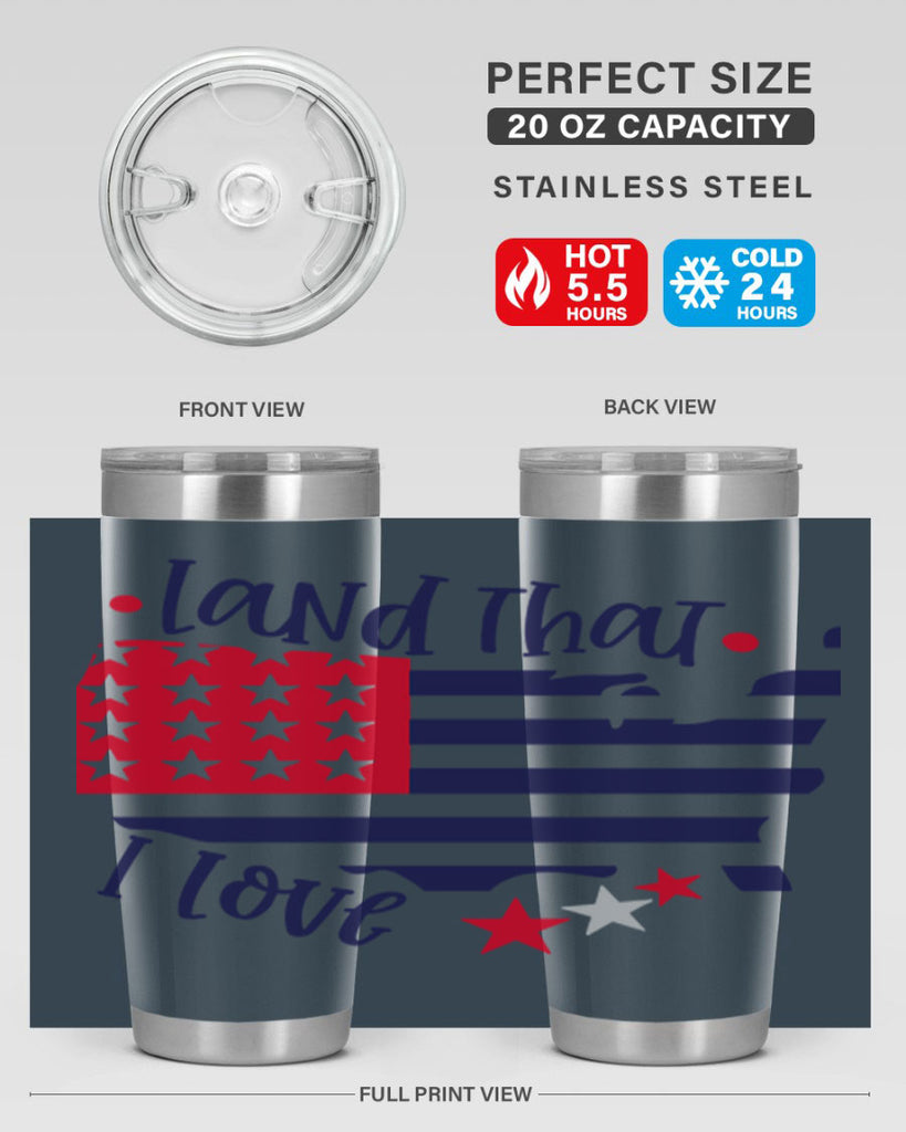 Land That I Love Style 158#- Fourt Of July- Tumbler