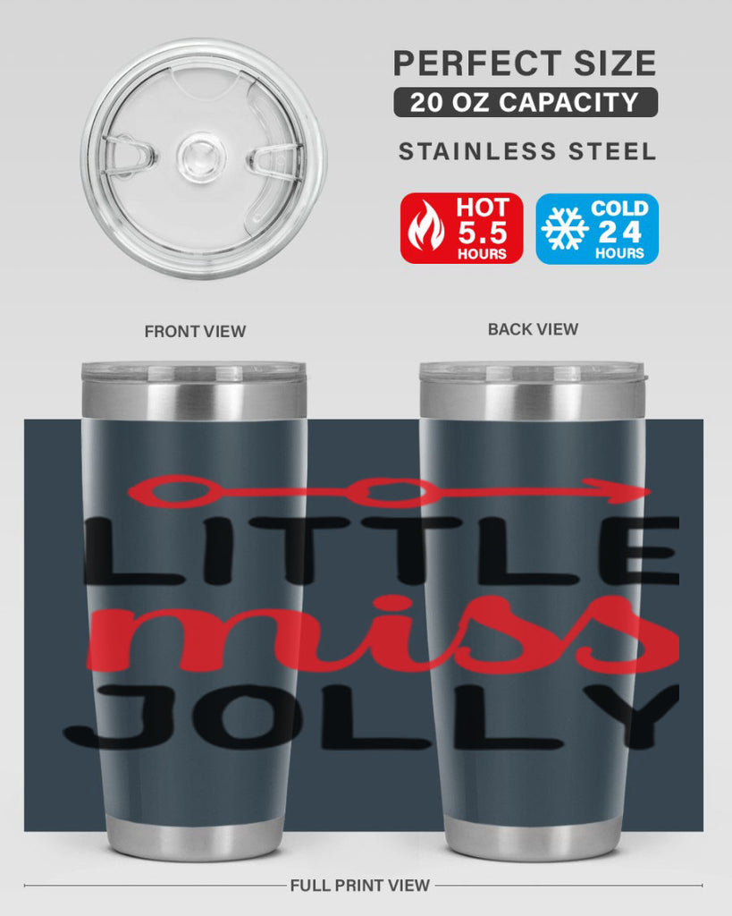 Little miss jolly 306#- winter- Tumbler