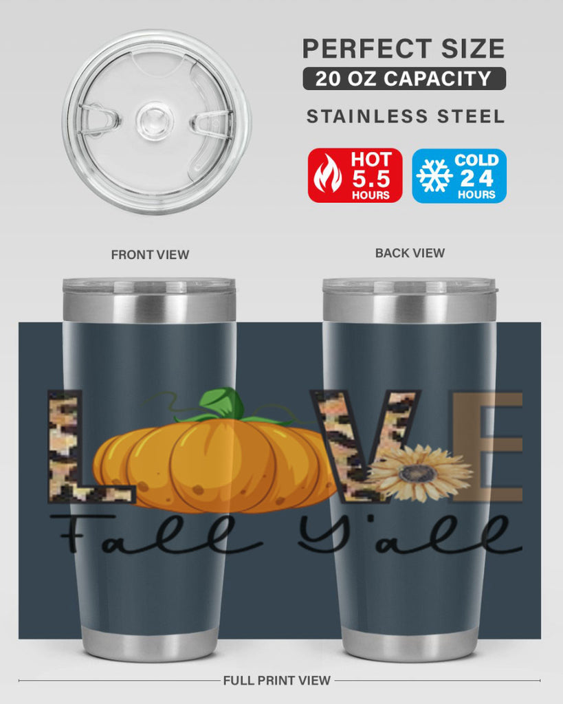 Love FALL YAll 410#- fall- Tumbler