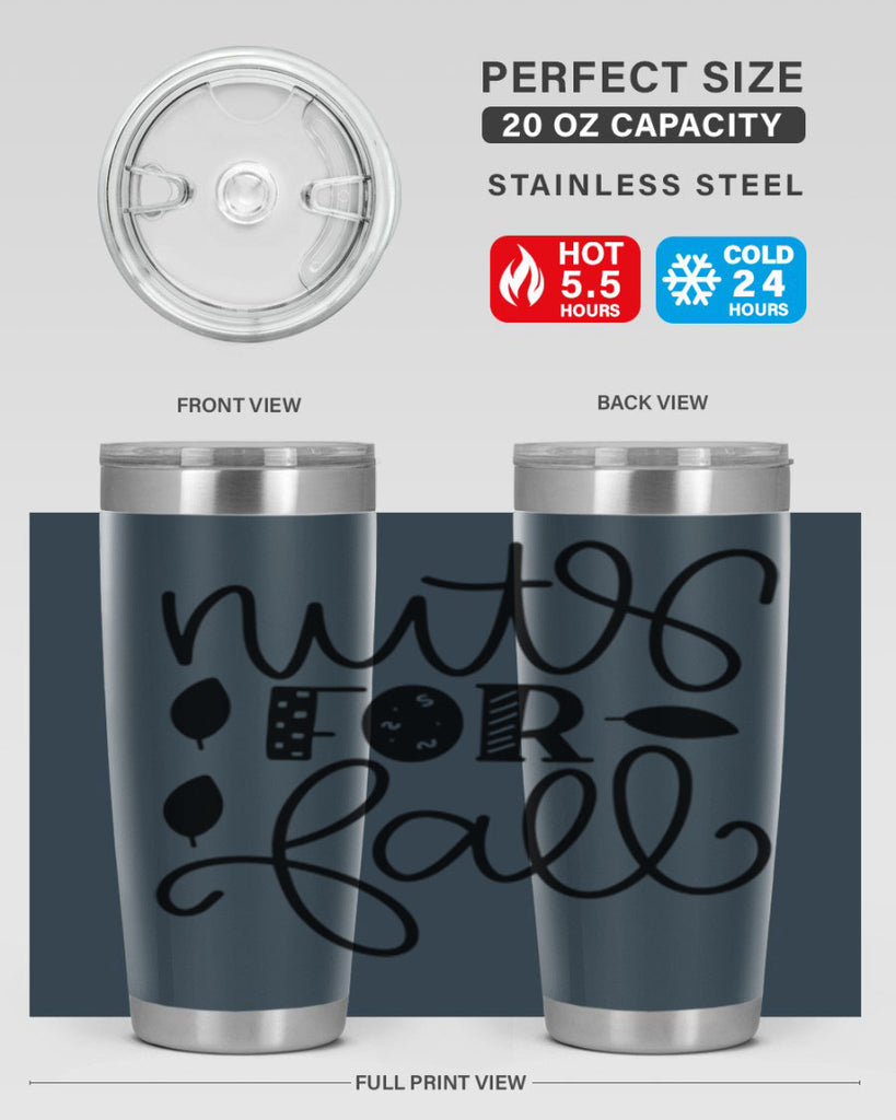 Nuts For Fall 446#- fall- Tumbler