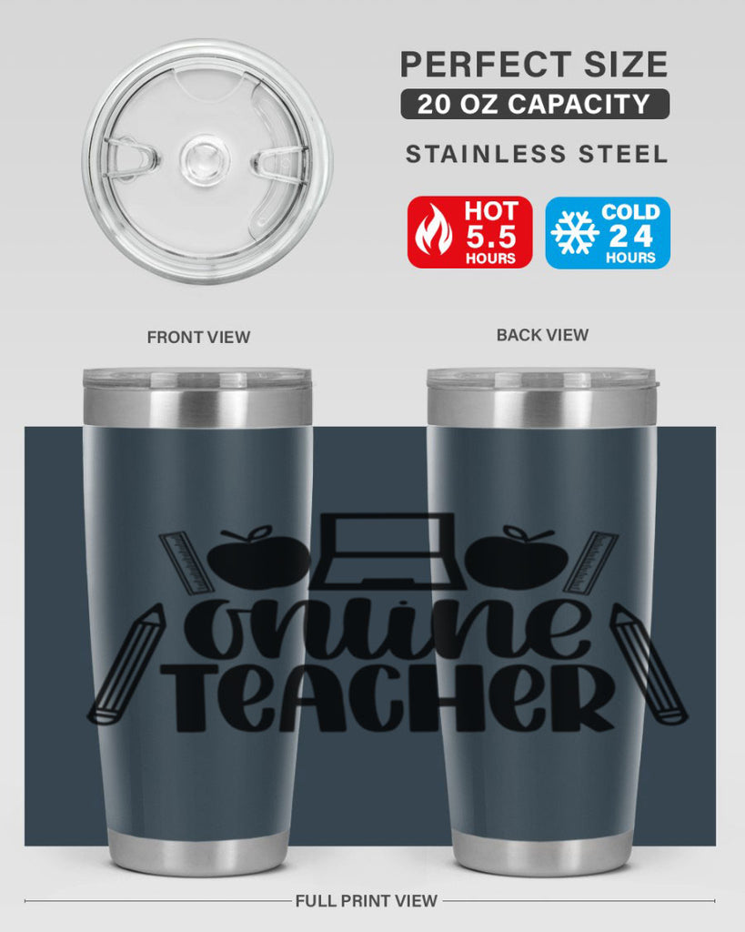 Online Teacher Style 61#- teacher- tumbler