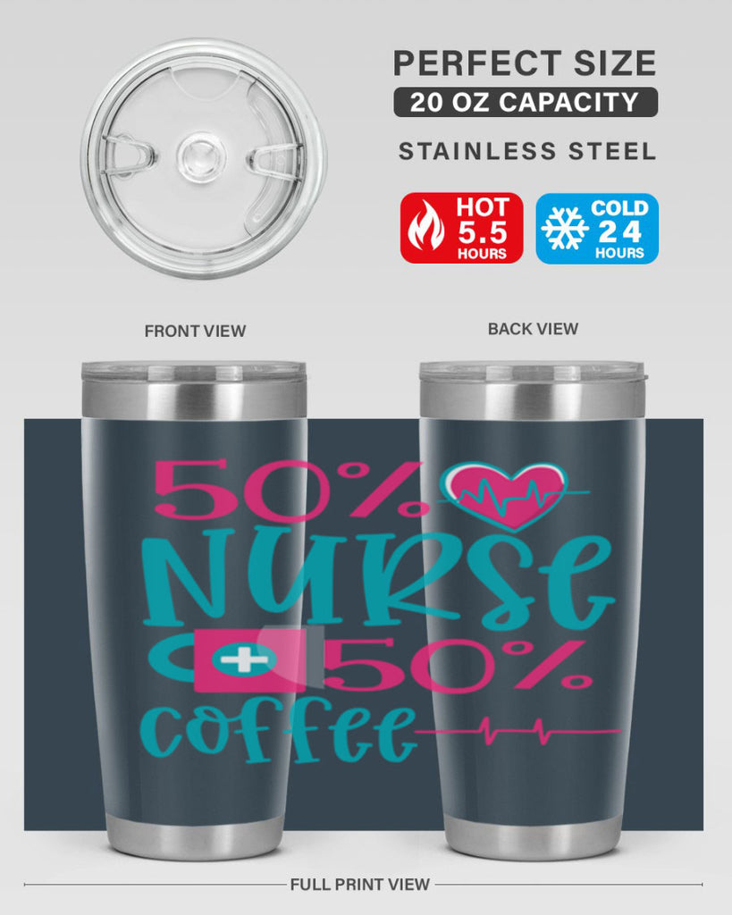 Percent Nurse Percent Coffee Style Style 60#- nurse- tumbler