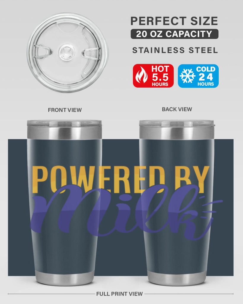 Powered By Milk Style 204#- baby- tumbler