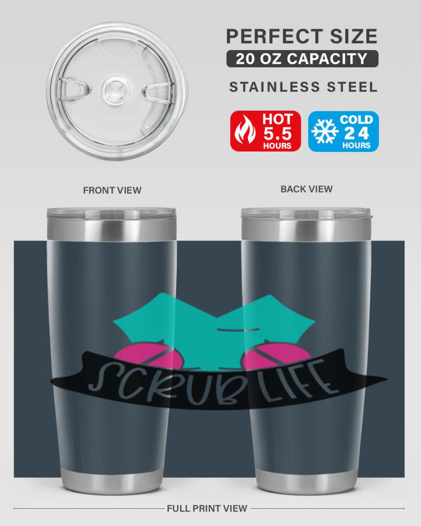 Scrub Life Style Style 45#- nurse- tumbler