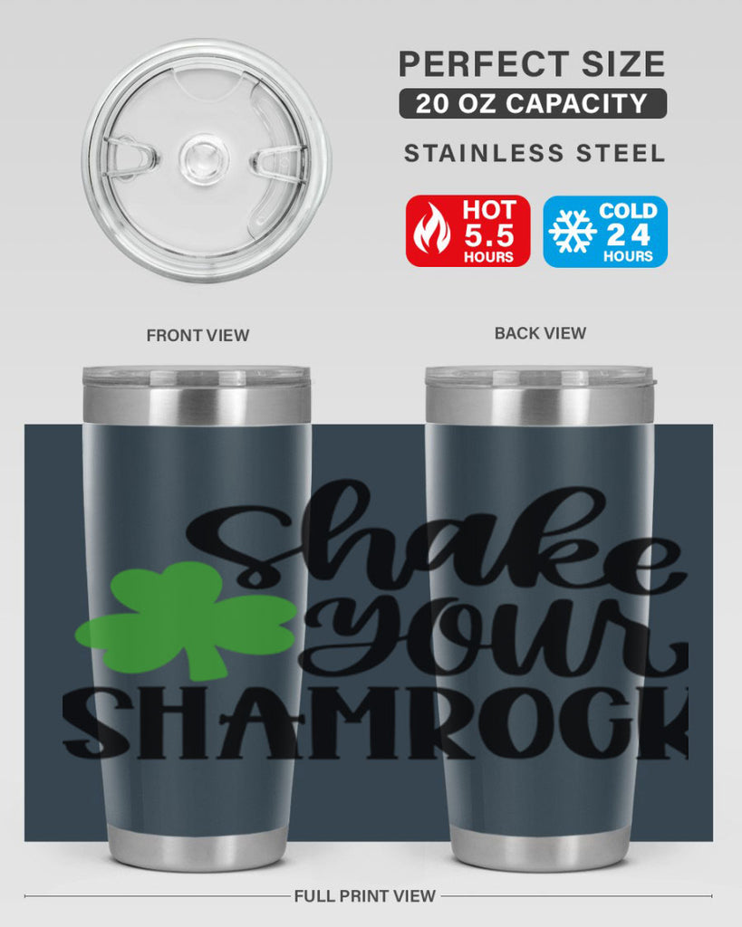 Shake Your Shamrock Style 33#- St Patricks Day- Tumbler