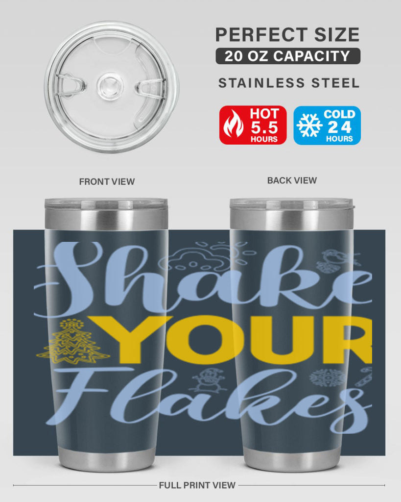 Shake your flakes361#- winter- Tumbler