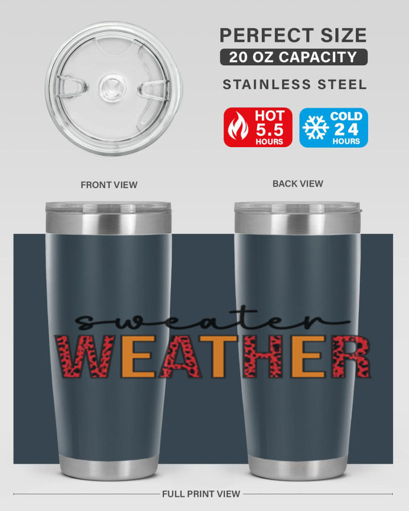 Sweater Weather 587#- fall- Tumbler