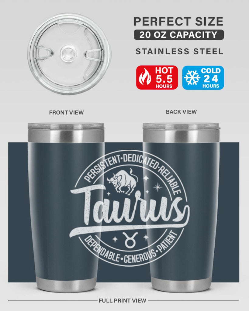 Taurus 495#- zodiac- Tumbler
