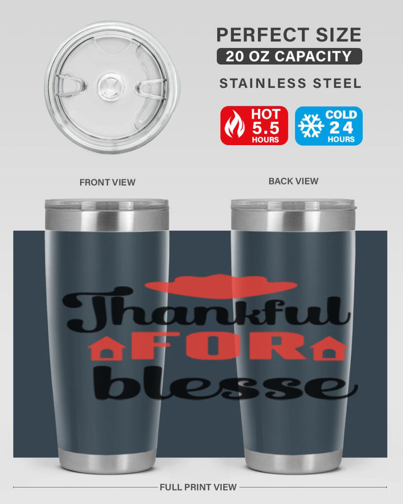 Thankful for blesse 599#- fall- Tumbler