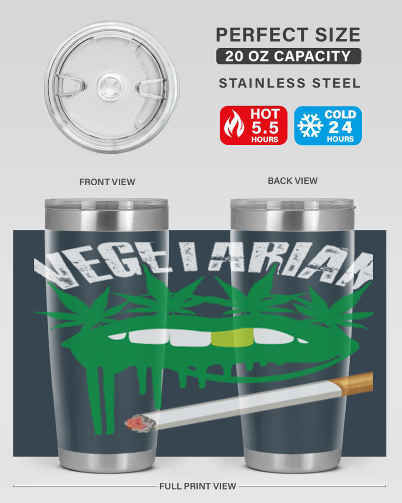 Vegetarian 270#- marijuana- Tumbler
