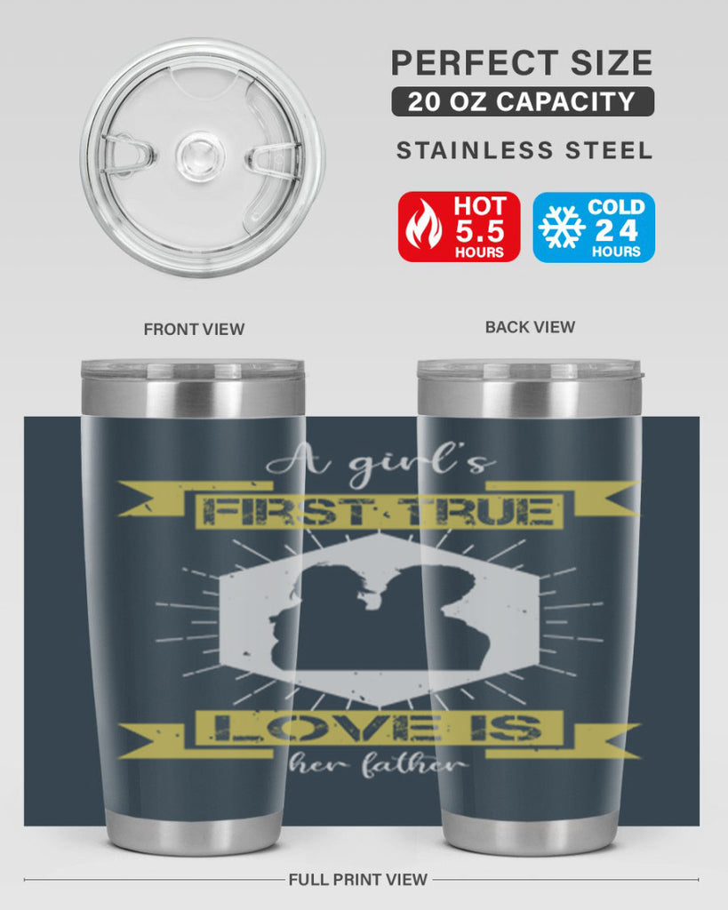 a girl’s first true love 119#- fathers day- Tumbler