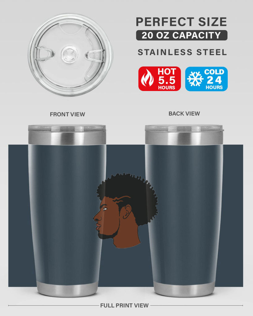 black man 39#- black men - boys- tumbler