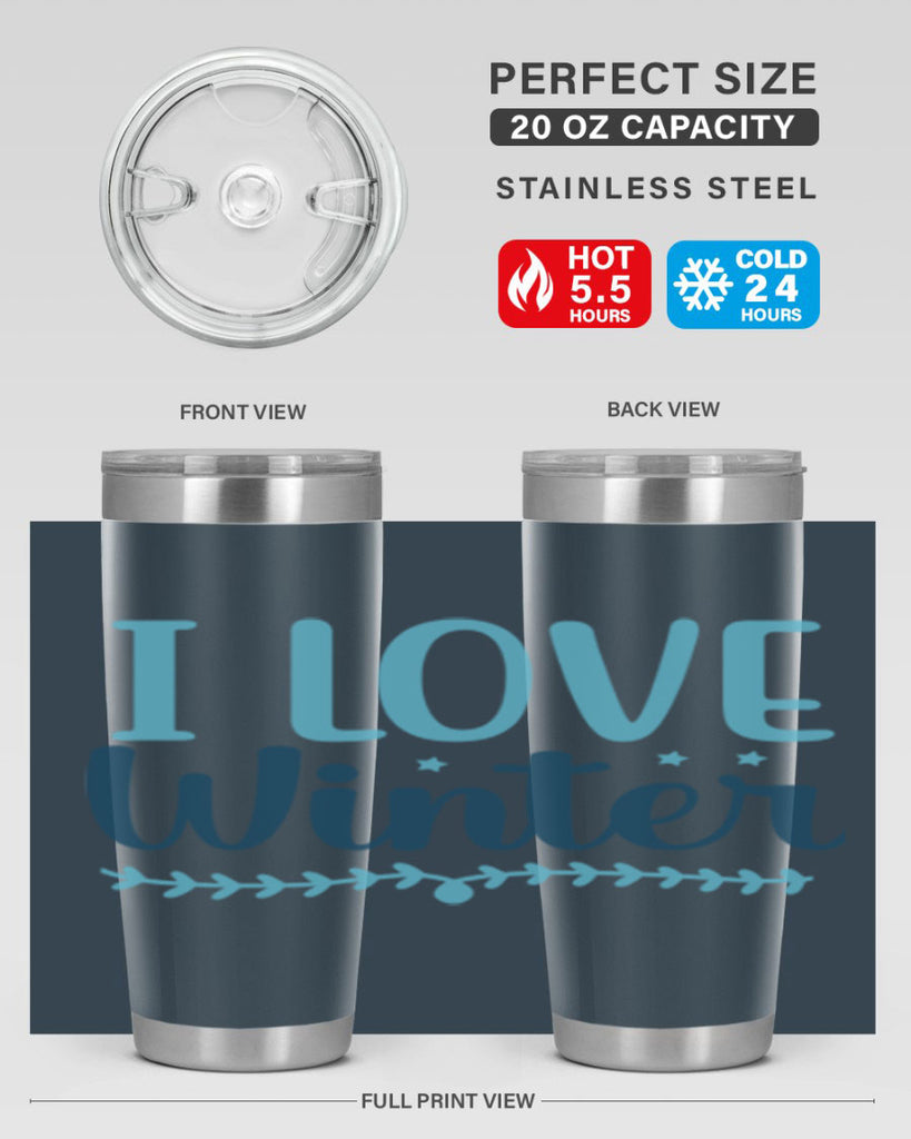 i love winter 226#- winter- Tumbler