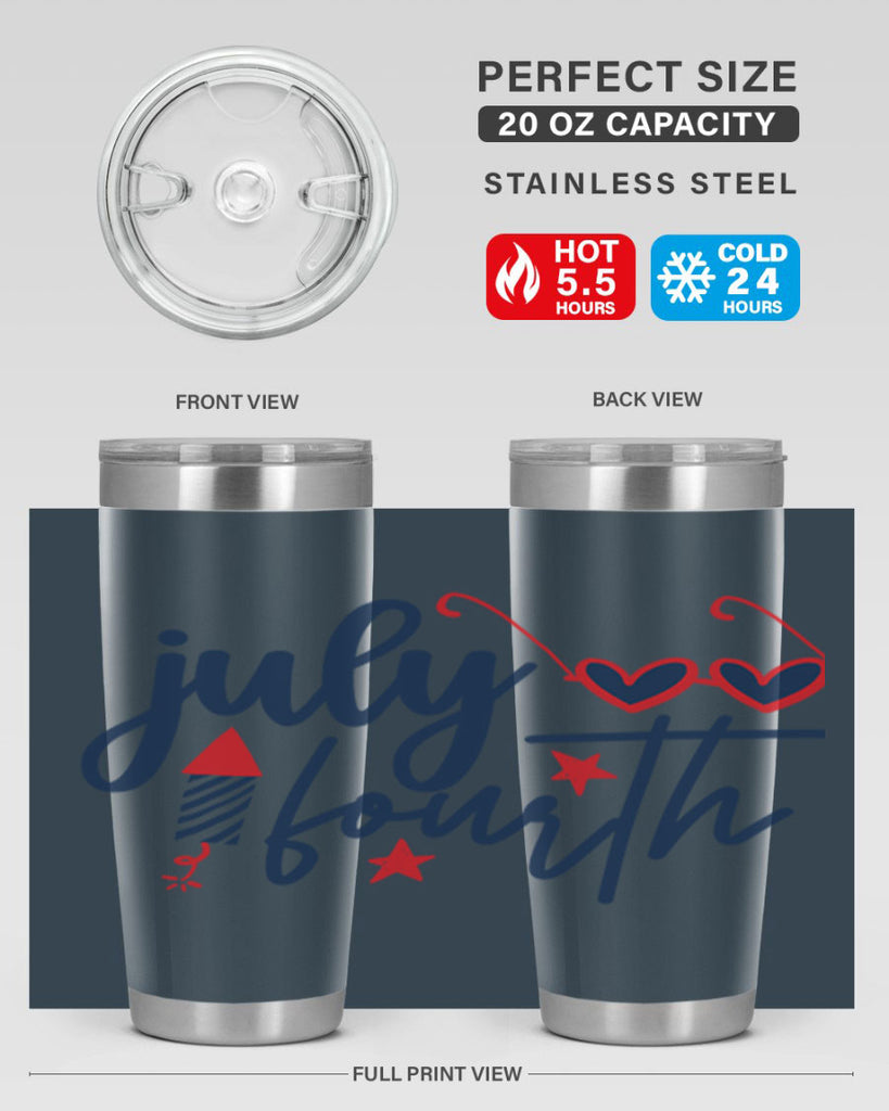 july fourth Style 70#- Fourt Of July- Tumbler