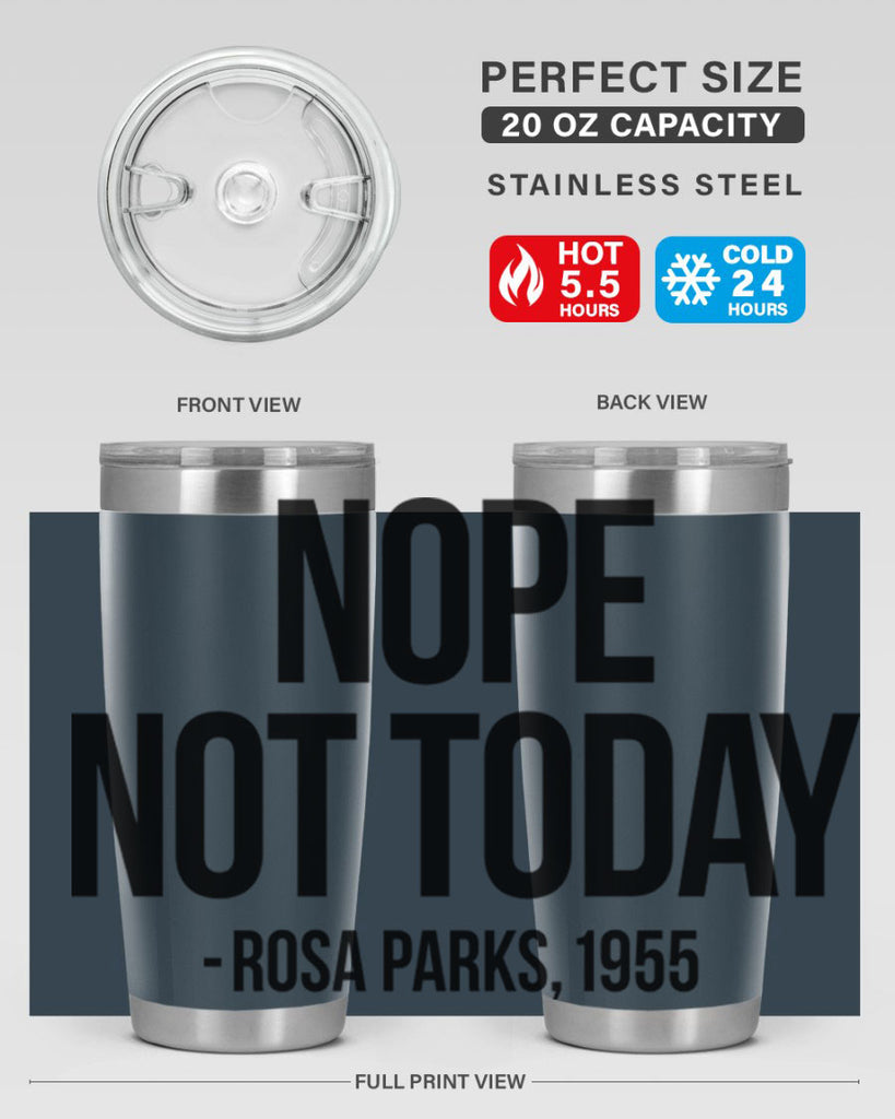 nope not today rosa parks 60#- black words phrases- Cotton Tank