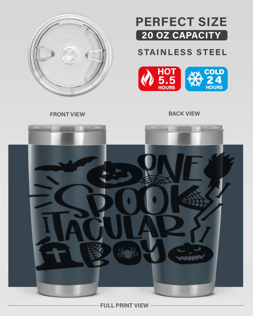 one spooktacular boy 38#- halloween- Tumbler