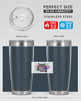 owl 3#- owl- Tumblers