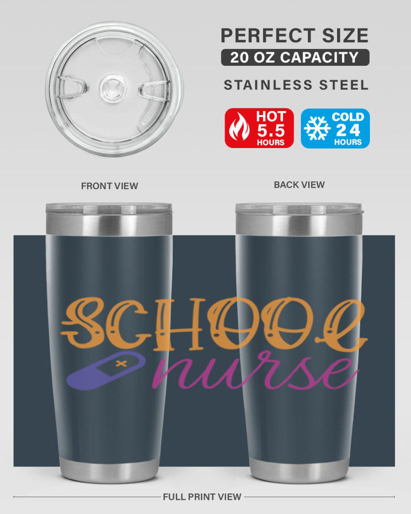 school nurse Style Style 48#- nurse- tumbler