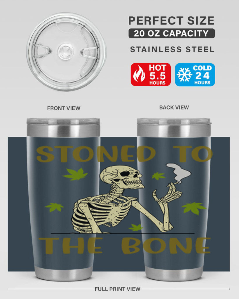 stones to the bone 264#- marijuana- Tumbler