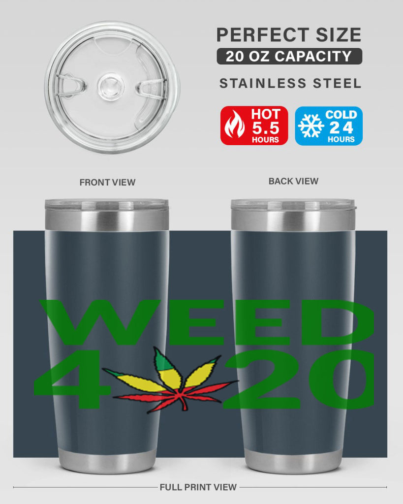weed 420 cannabis 281#- marijuana- Tumbler