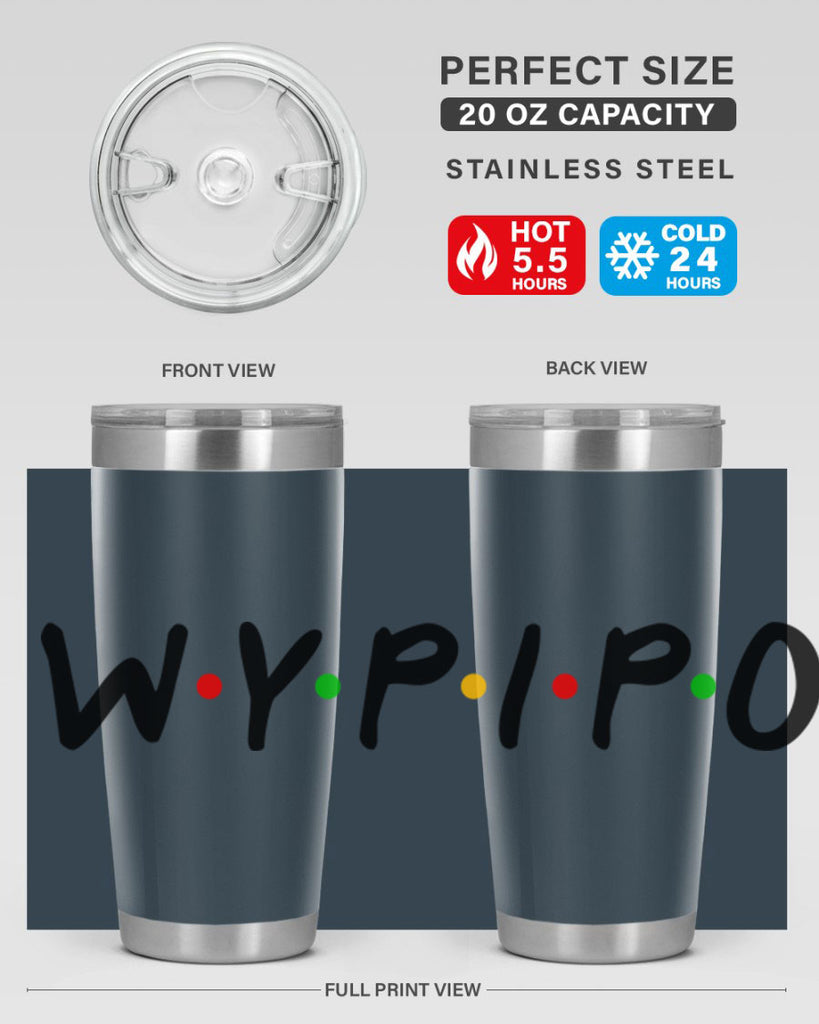 wypipo 7#- black words phrases- Cotton Tank