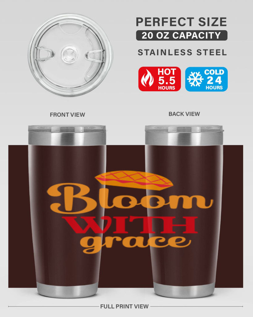 Bloom with grace 81#- spring- Tumbler