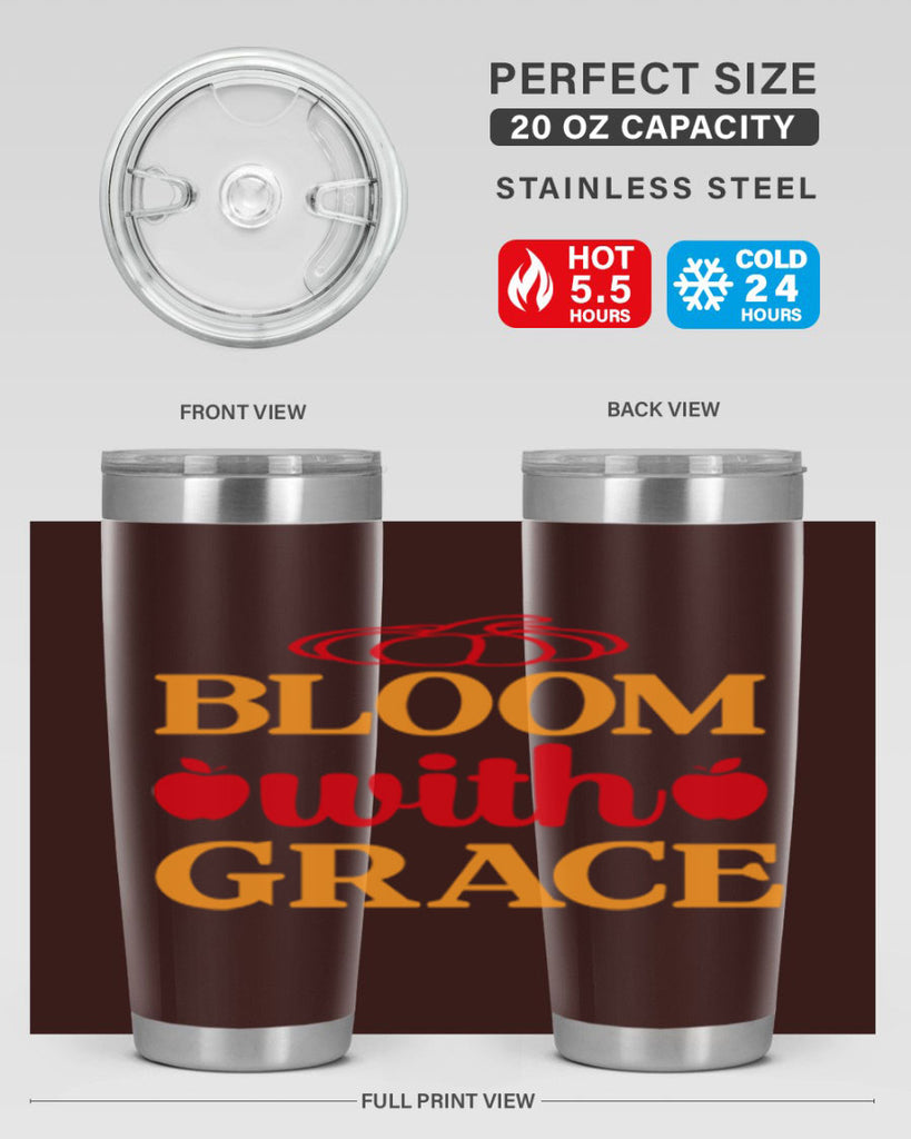 Bloom with grace 82#- spring- Tumbler