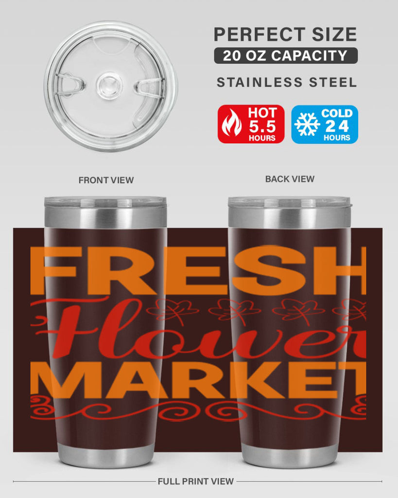 Fresh flower market 143#- spring- Tumbler