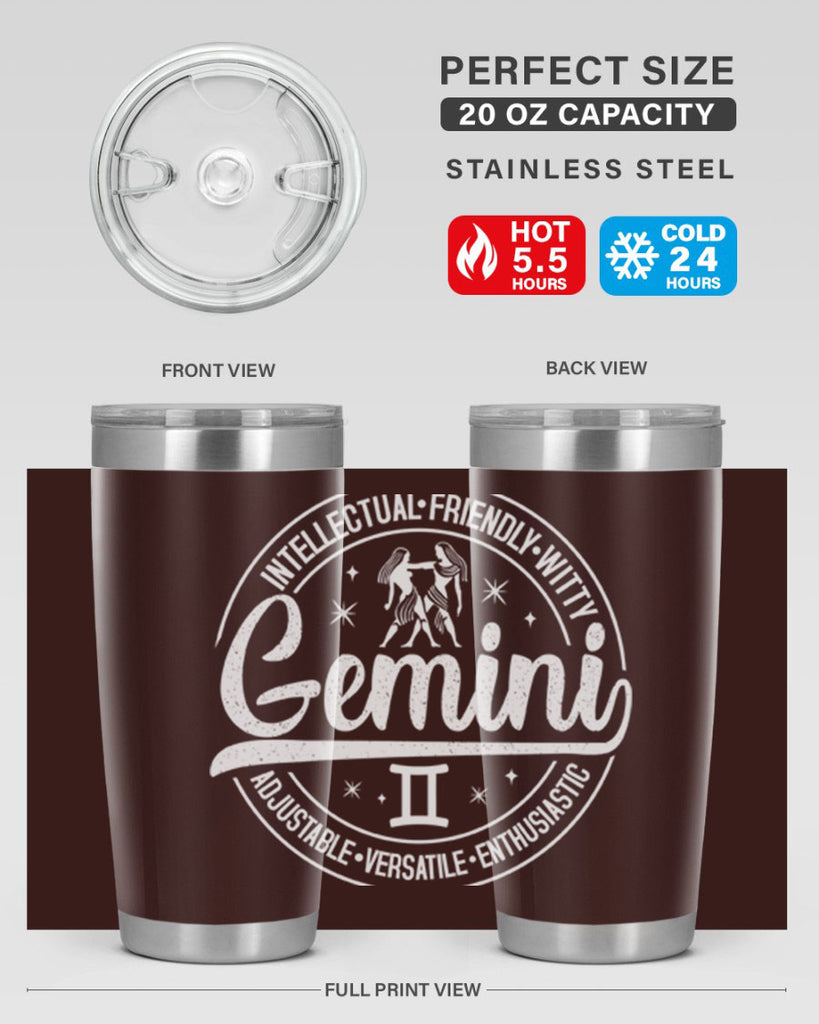 Gemini 226#- zodiac- Tumbler