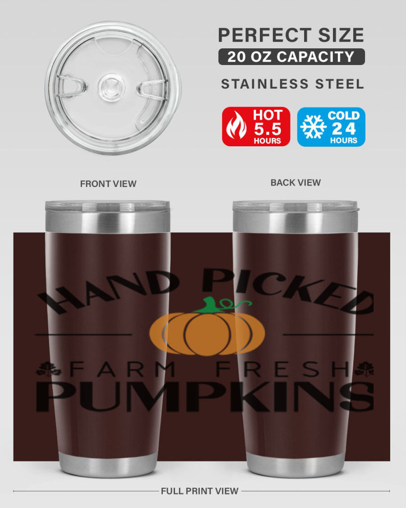 Hand Picked Farm Fresh Pumpkins 215#- fall- Tumbler