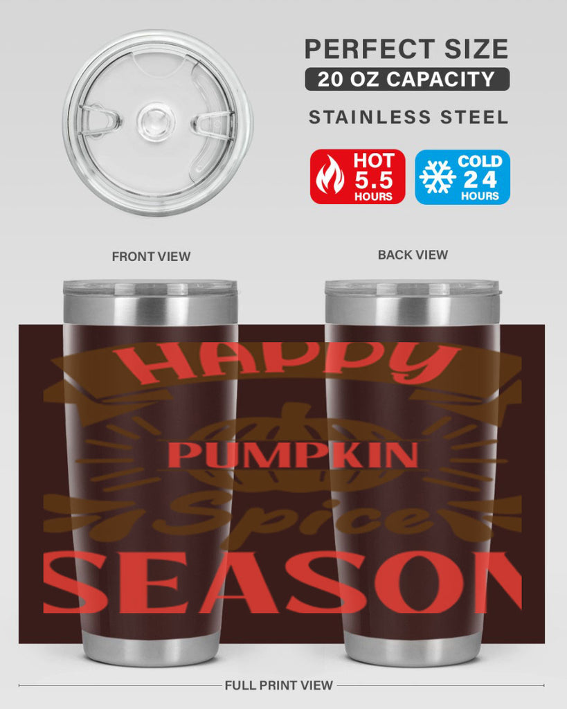 Happy Pumpkin Spice Season 246#- fall- Tumbler