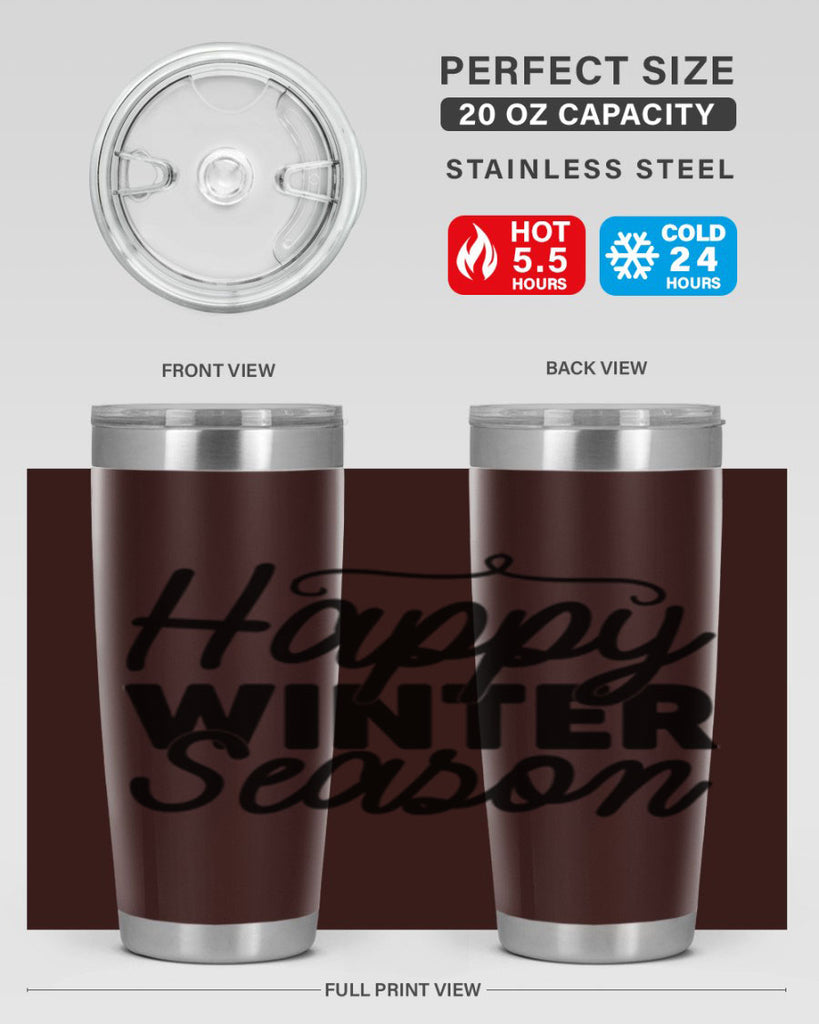 Happy Winter Season132#- winter- Tumbler