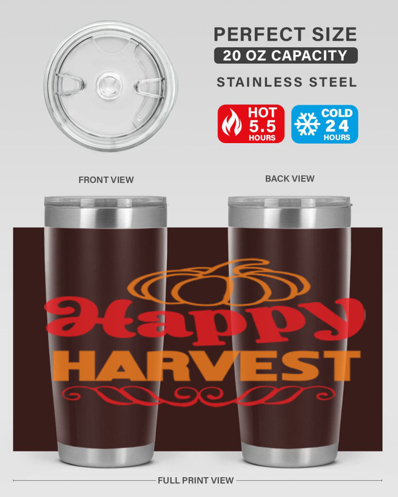 HappyHarvest 256#- fall- Tumbler