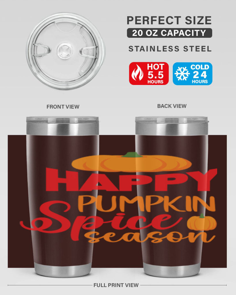 HappyPumpkinSpiceSeason 259#- fall- Tumbler