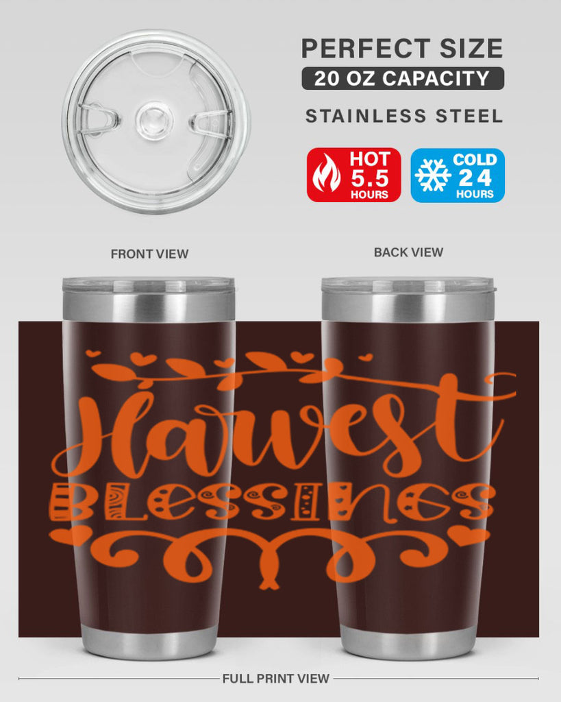 Harvest Blessings 266#- fall- Tumbler