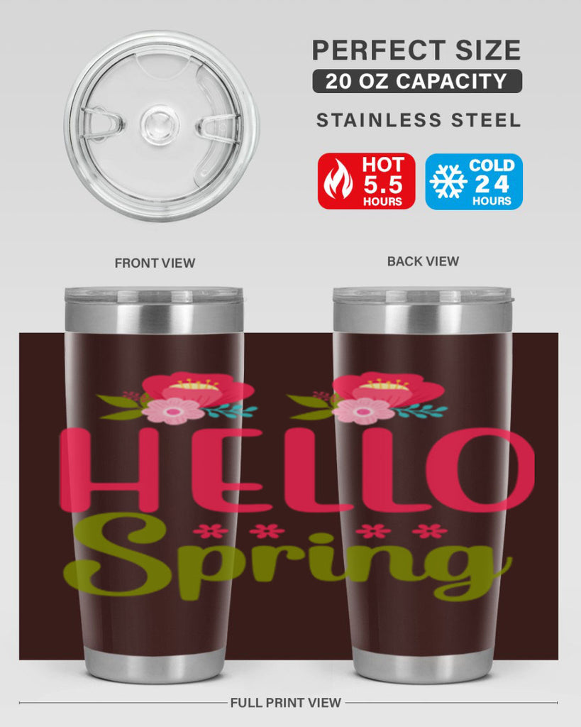 Hello Spring 186#- spring- Tumbler