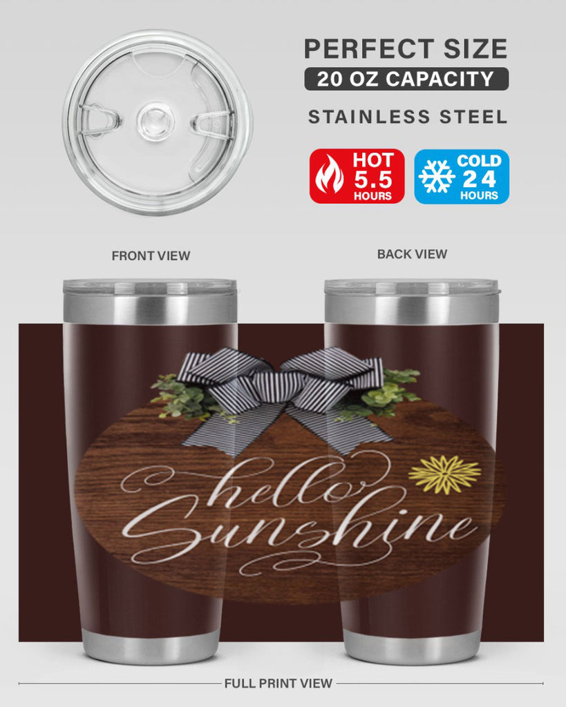 Hello Spring Lettering Mockup200#- spring- Tumbler