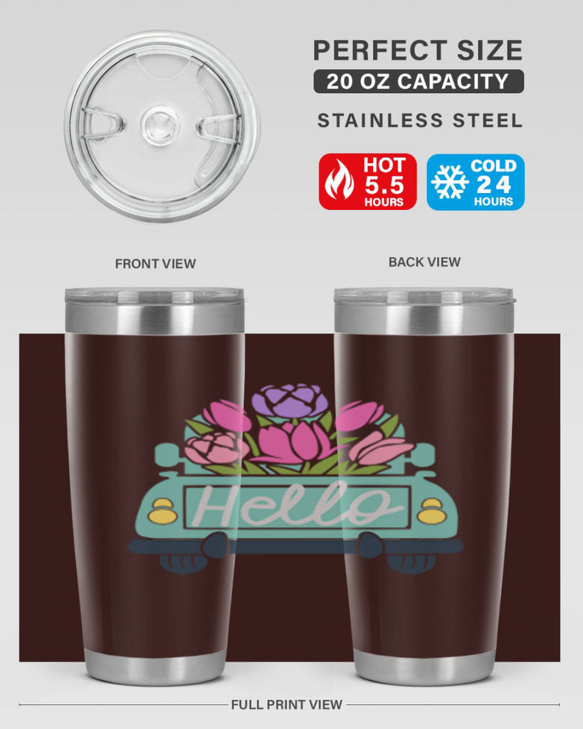 Hello Truck218#- spring- Tumbler