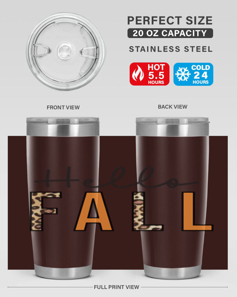 Hello fall 276#- fall- Tumbler