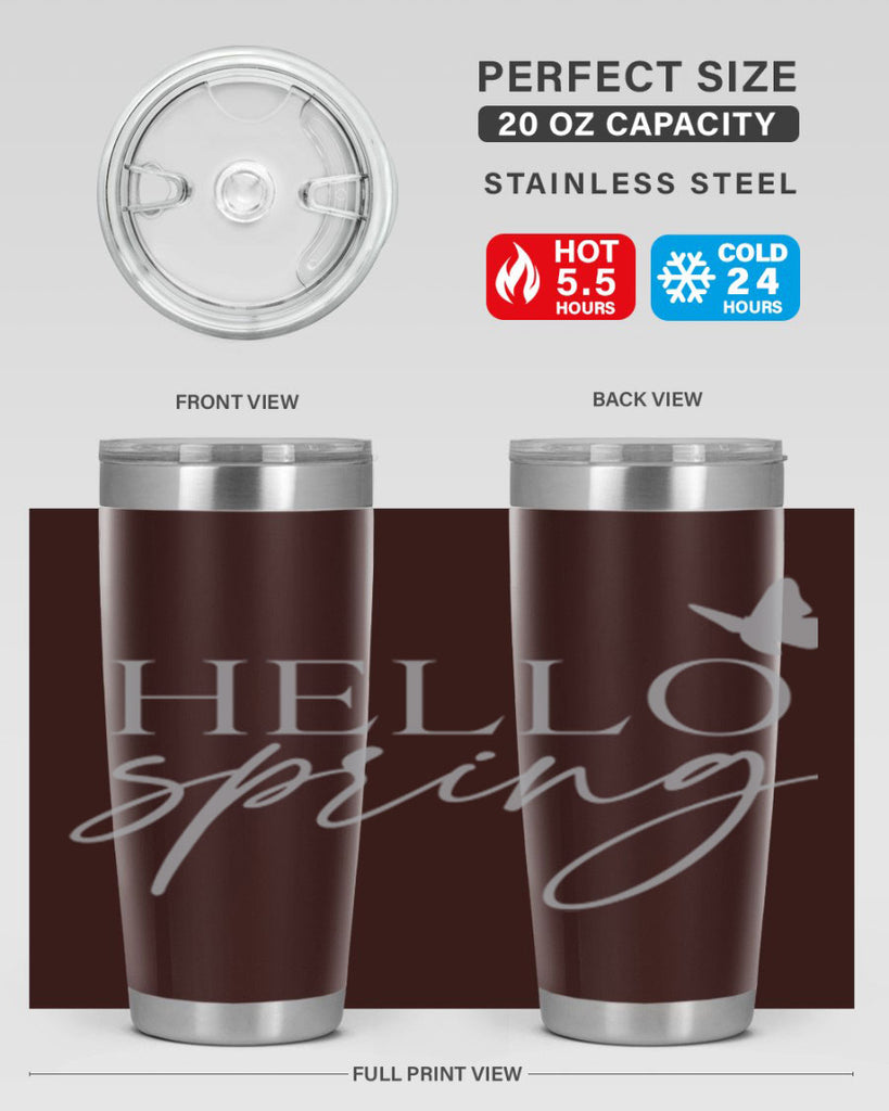 Hello spring butterfly195#- spring- Tumbler