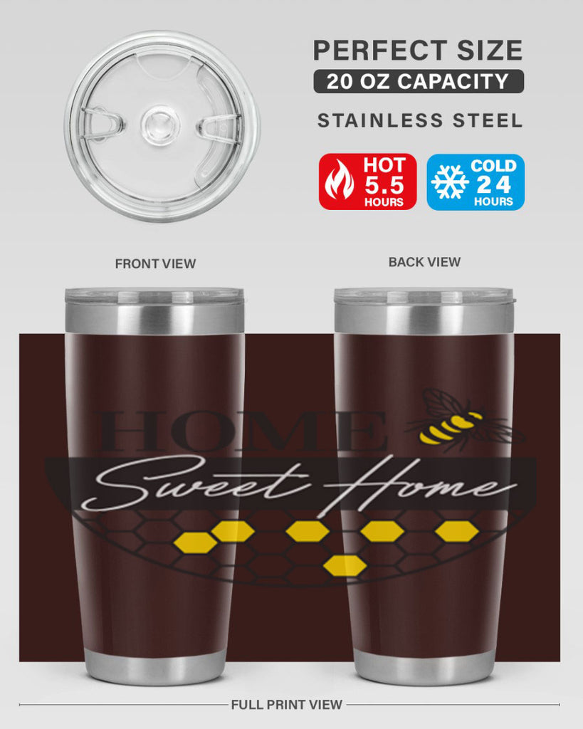 Home Sweet home bee and hive244#- spring- Tumbler