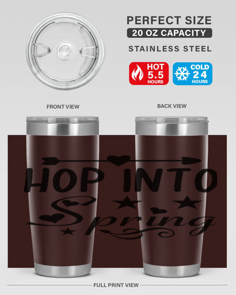 Hop into Spring 249#- spring- Tumbler