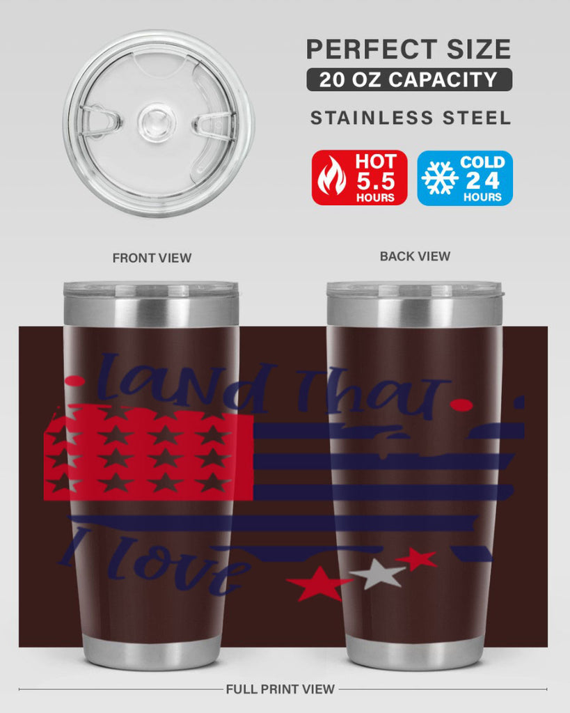 Land That I Love Style 158#- Fourt Of July- Tumbler