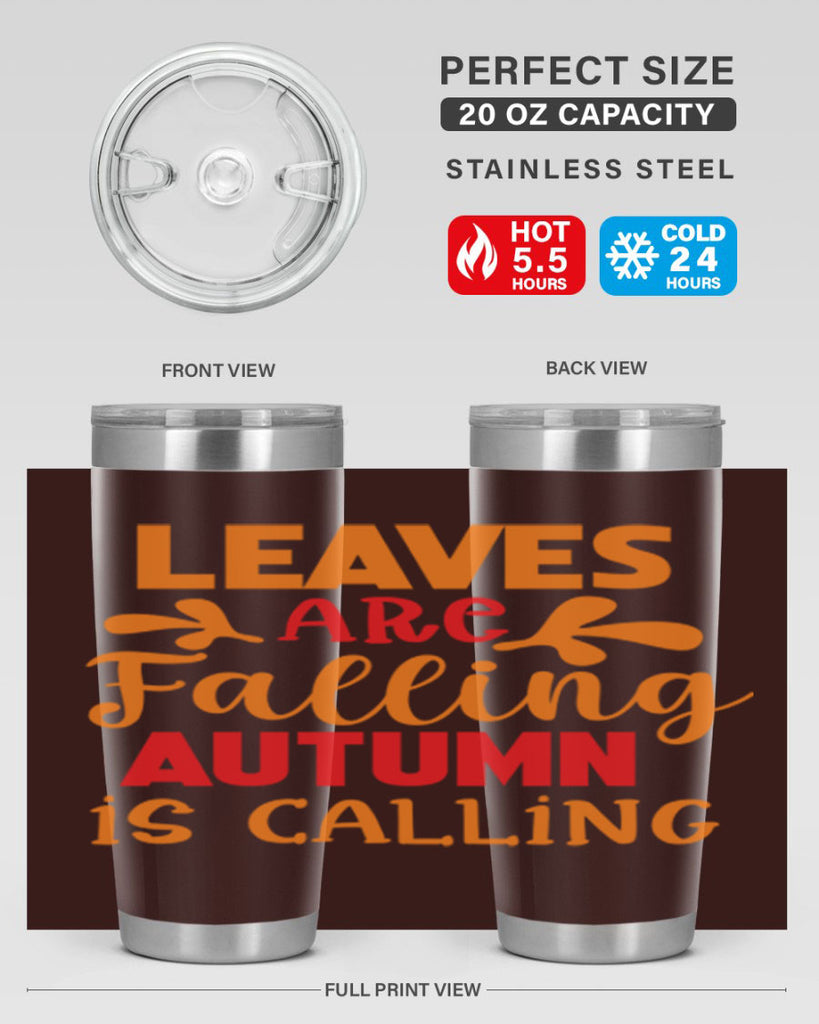LeavesAreFallingAutumnis 394#- fall- Tumbler